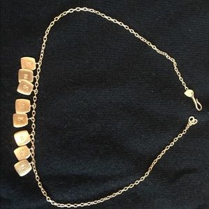 Me&Ro Gold disc Necklace